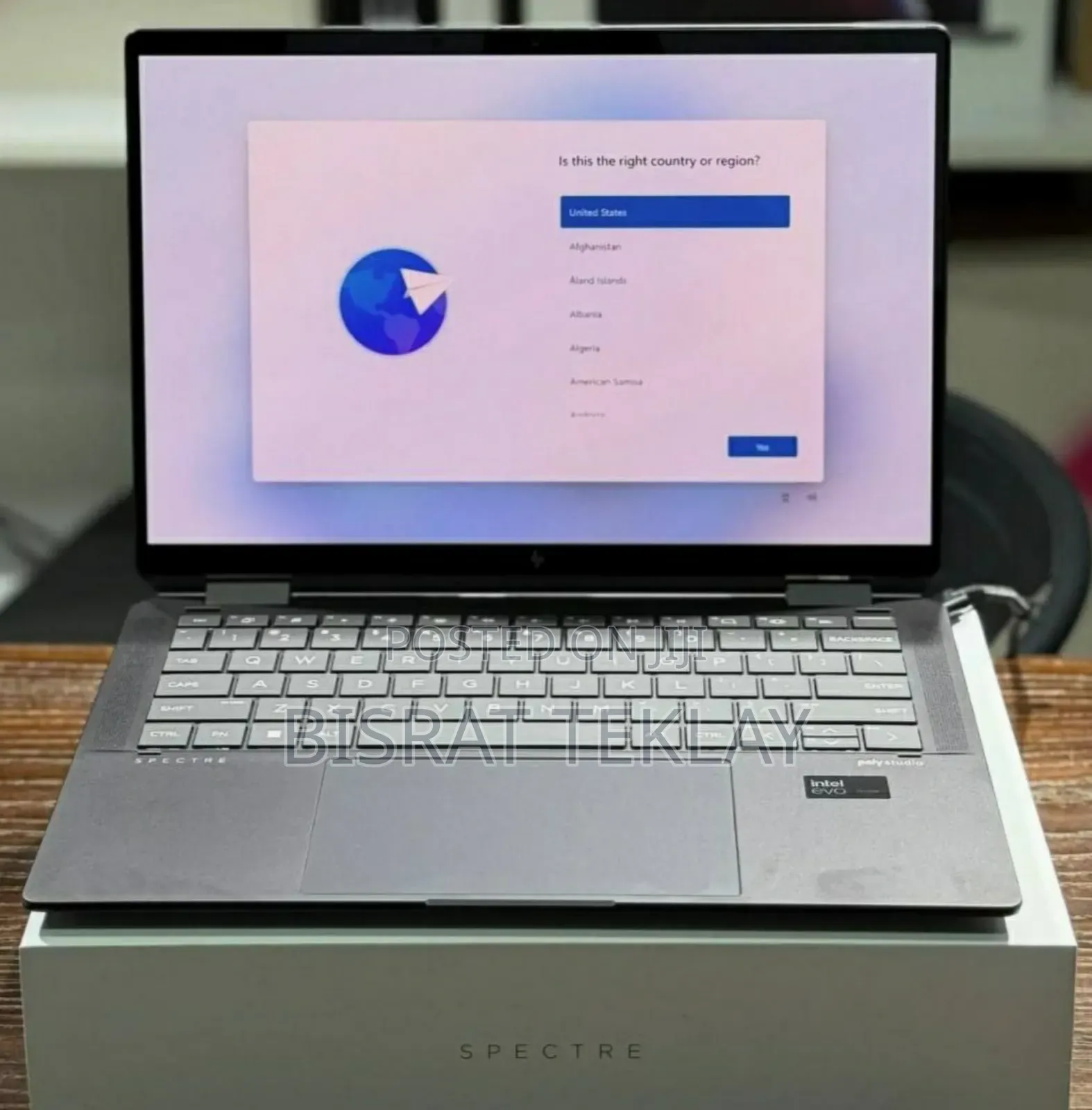 New Laptop HP Spectre X360 16GB Intel Core I7 SSD 1T