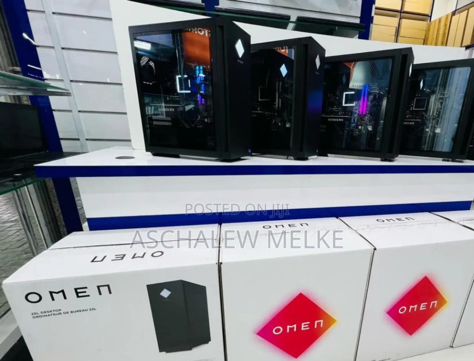 New Desktop Computer HP Omen X Compact P1000 32GB Intel Core I7 SSD 1T