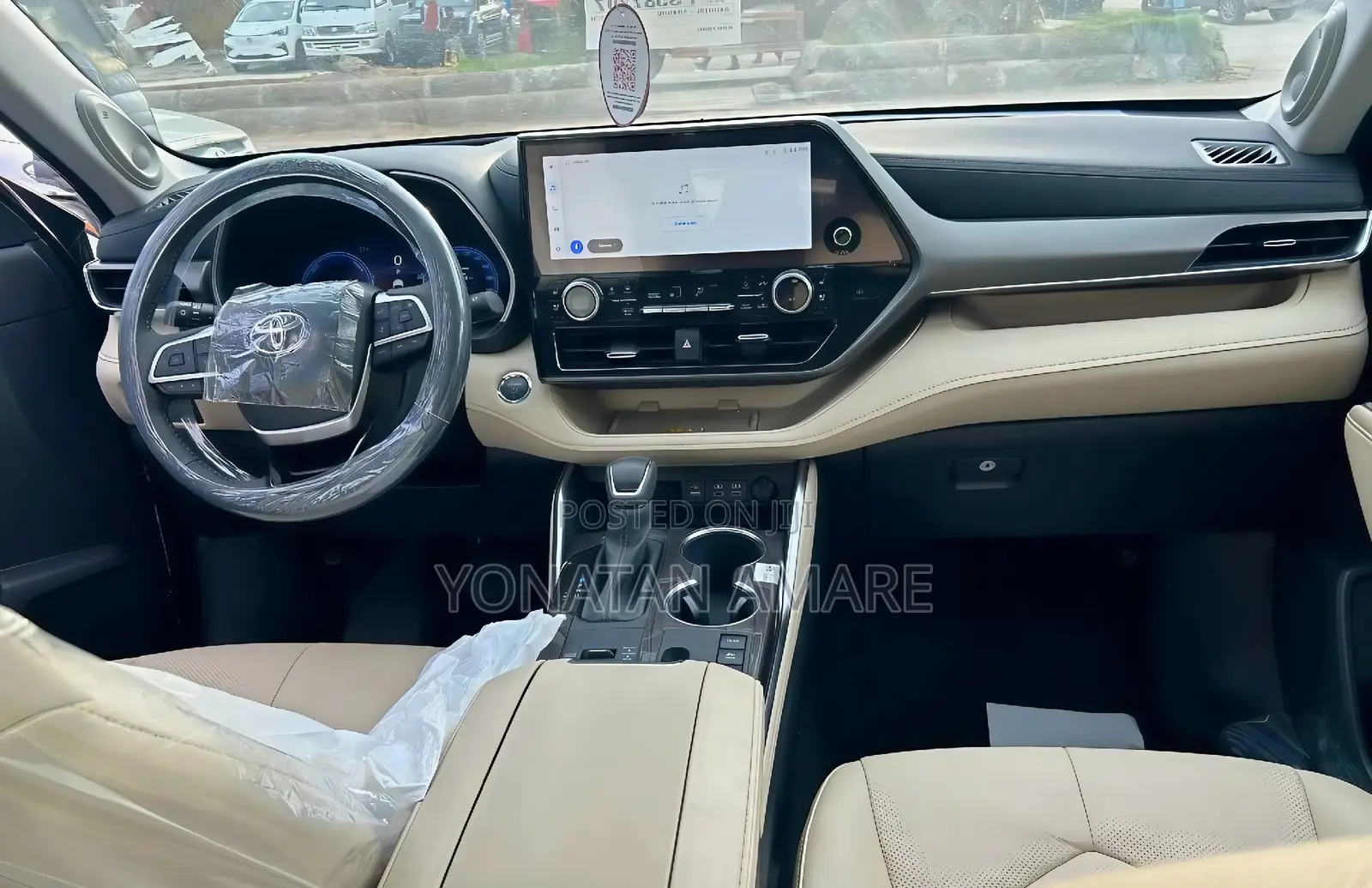 New Toyota Highlander Hybrid 2024 White