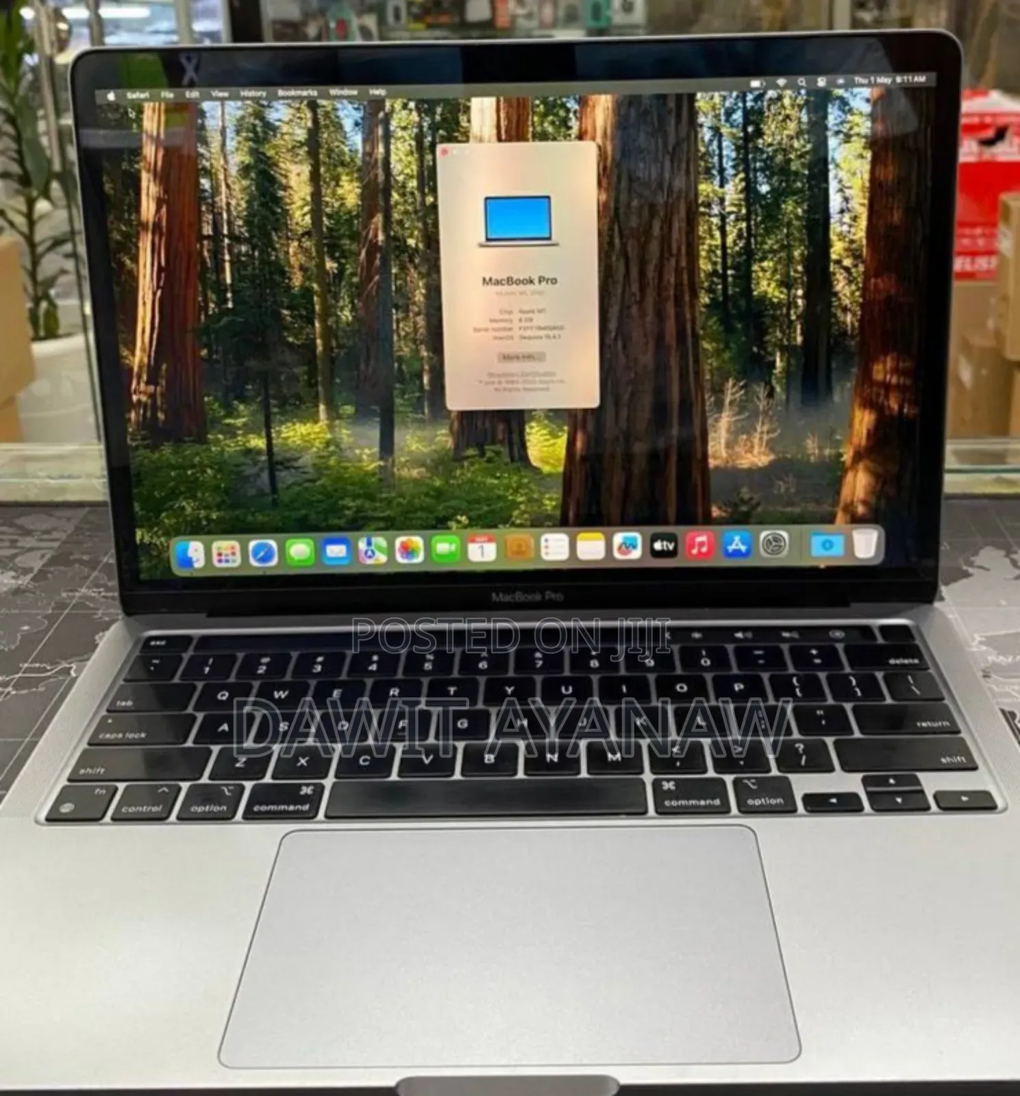 New Laptop Apple MacBook Pro M1 8GB Apple M1 SSD 256GB