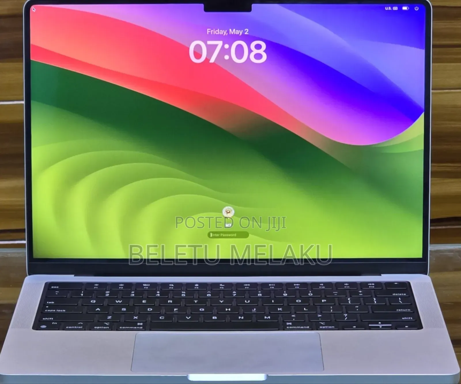 New Laptop Apple MacBook Pro 2023 M3 14-Inch 8GB Apple M3 SSD 512GB