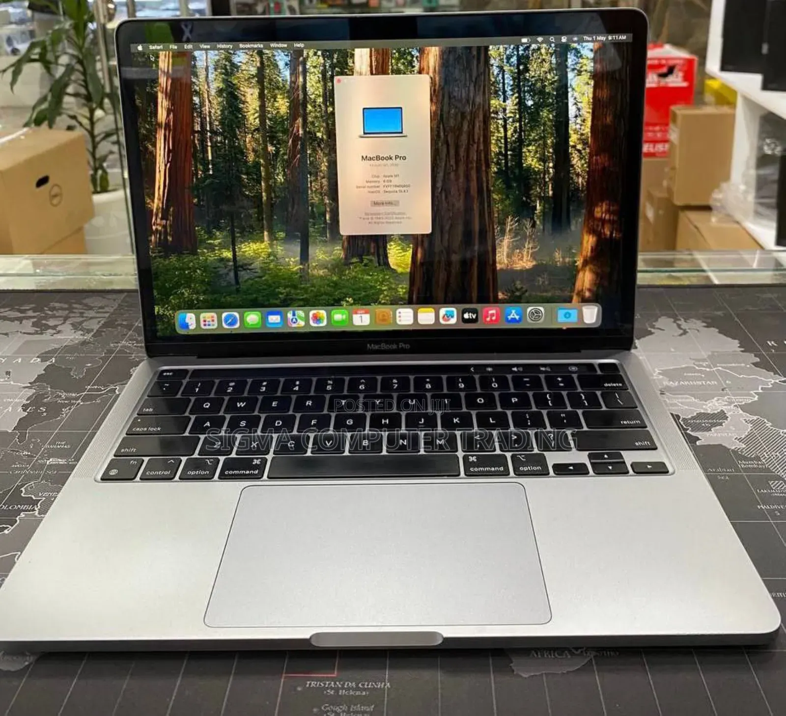 New Laptop Apple MacBook Pro M1 8GB Apple M1 Pro SSD 256GB
