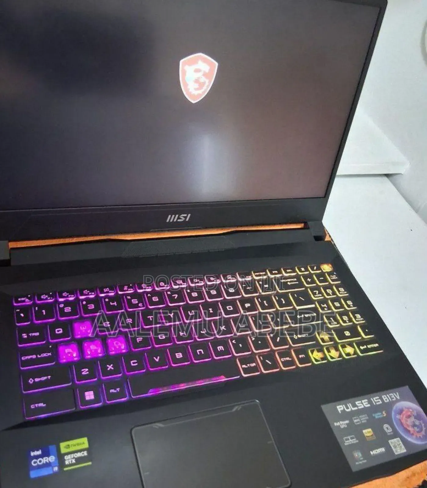 New Laptop MSI Pulse GL66 16GB Intel Core I9 SSD 1T