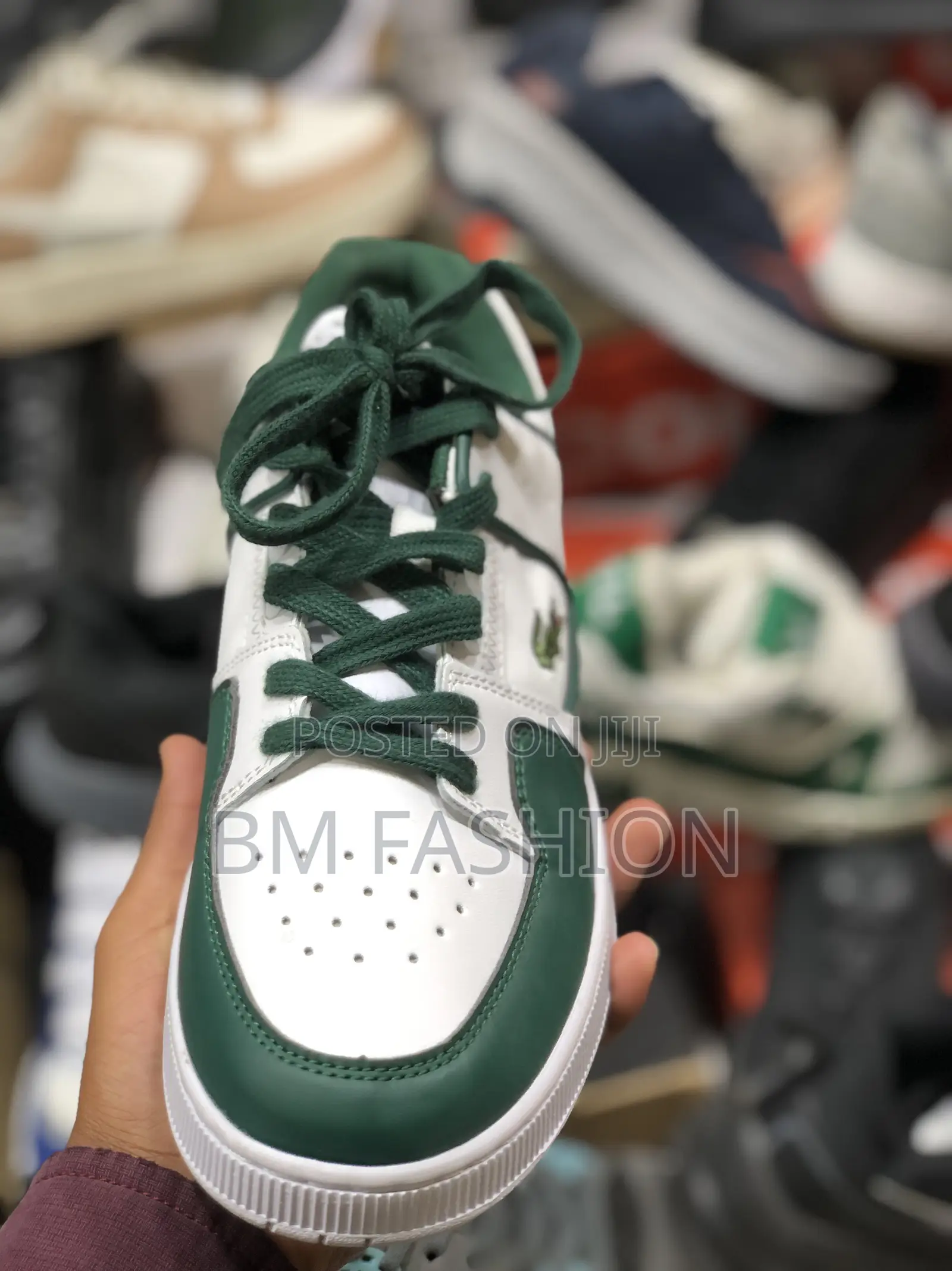 Original Lacoste Green and White