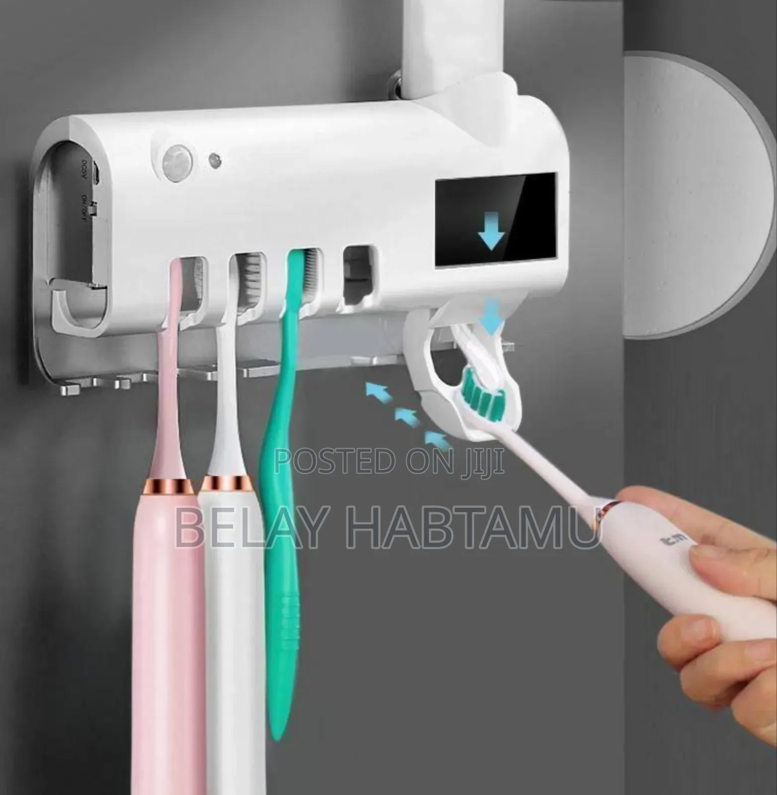 Toothbrush Uv Sterilizer and Dispenser