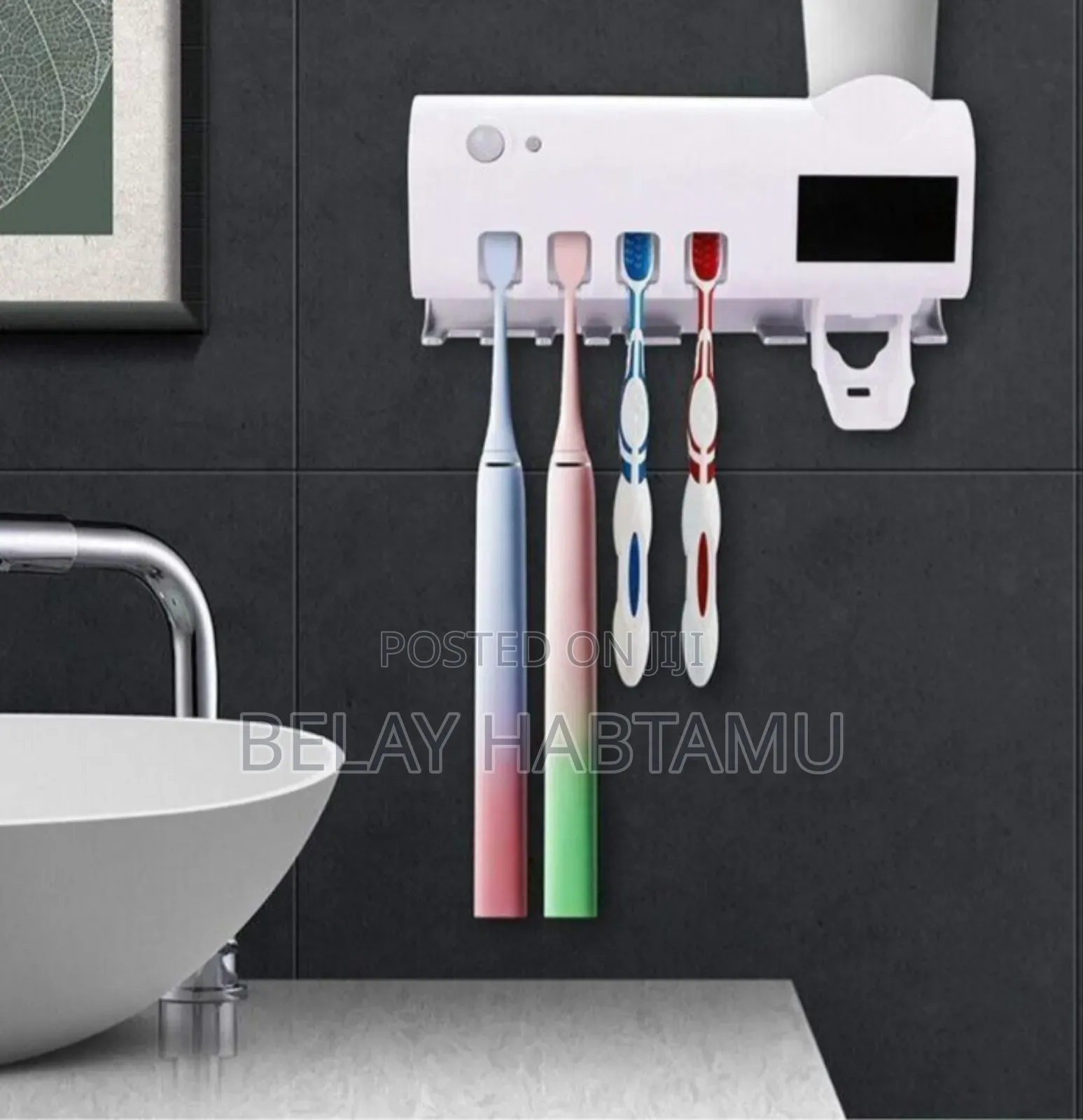 Toothbrush Uv Sterilizer and Dispenser