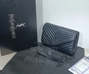 Photo - Ysl Slingbag Black, Red, Light Orange Colors