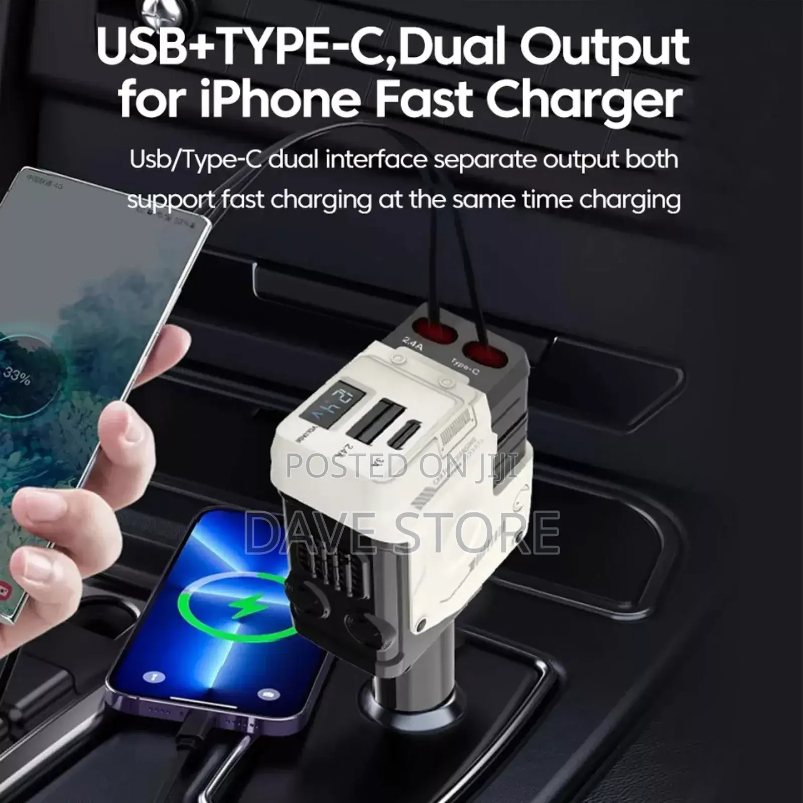 4in1 Fast Car Charger