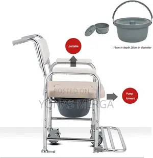Toilet Chair With Wheel፶韜multi-Purpose Chest of Drawer Chair