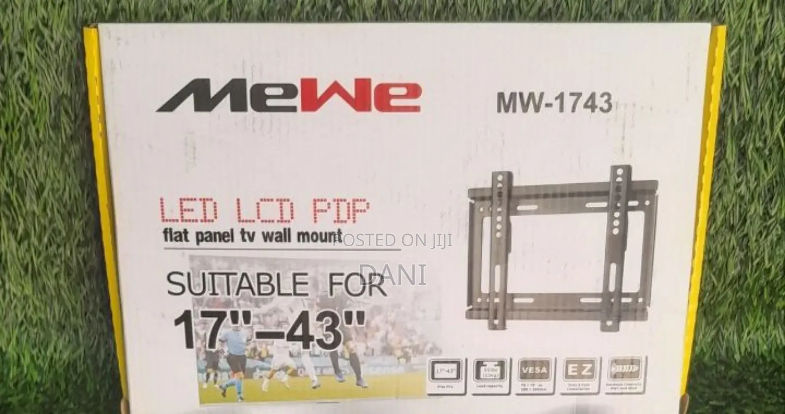 Mewe Brand Mw-1743 Flat Panel Tv Wall Mount For 17"-43"
