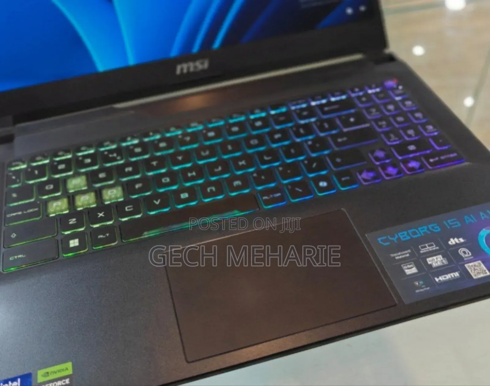 New Laptop MSI Cyborg 15 16GB Intel Core Ultra 7 SSD 1T