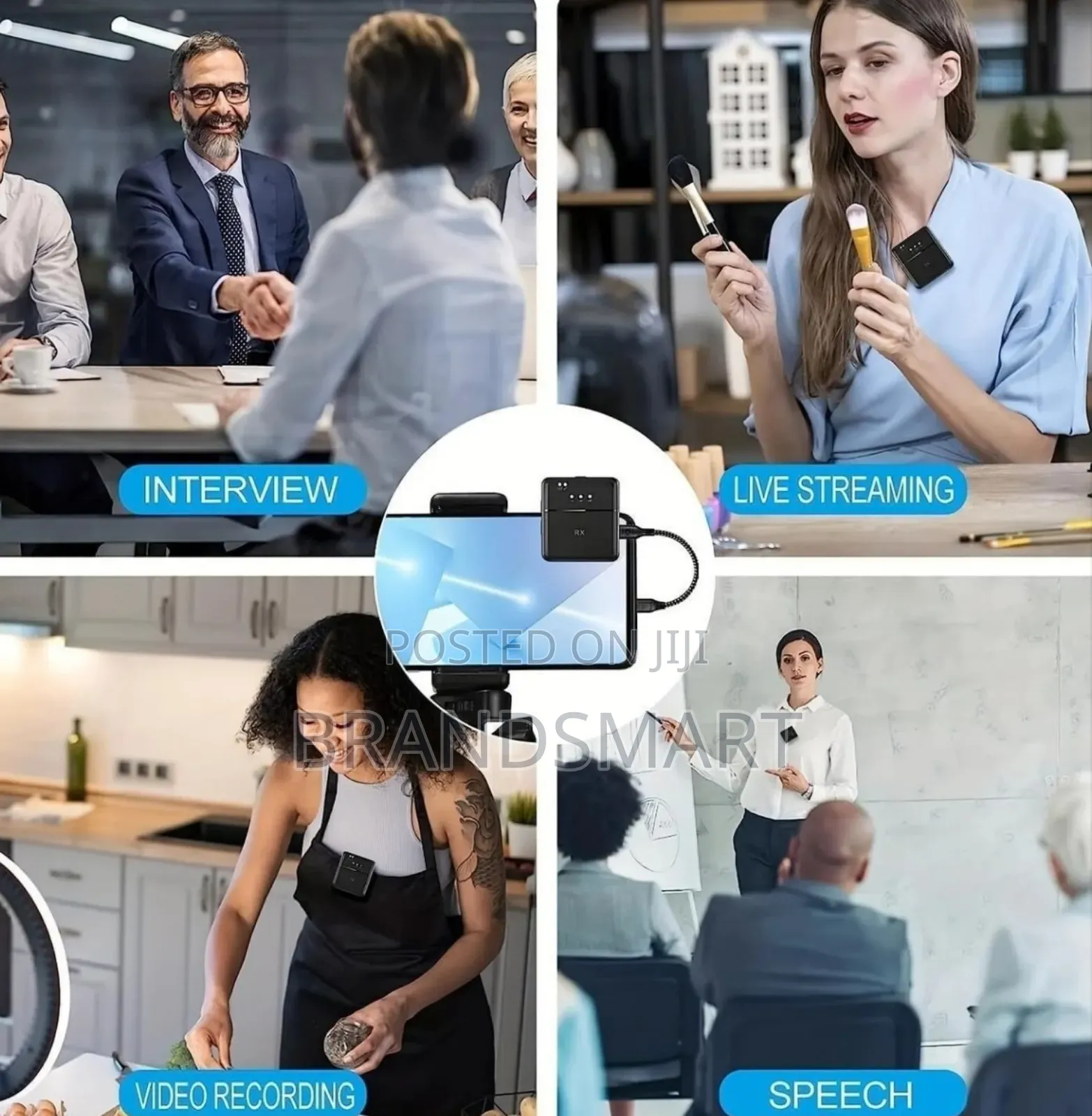 Noise Cancelling High End Camera Microphone (2 Tx + 1rx)