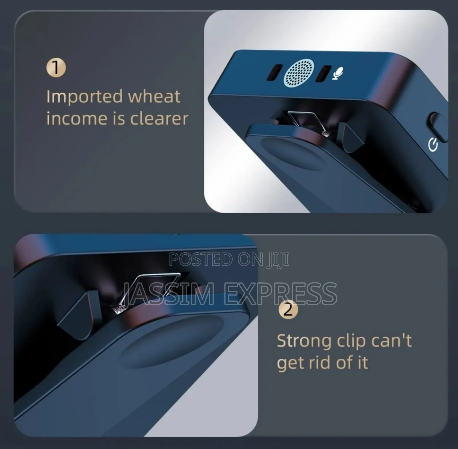 Dual Wireless Type C and 3.5 Interface Mic(Camera and Phone)