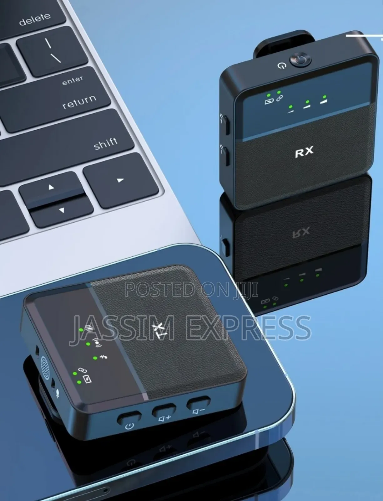 Dual Wireless Type C and 3.5 Interface Mic(Camera and Phone)