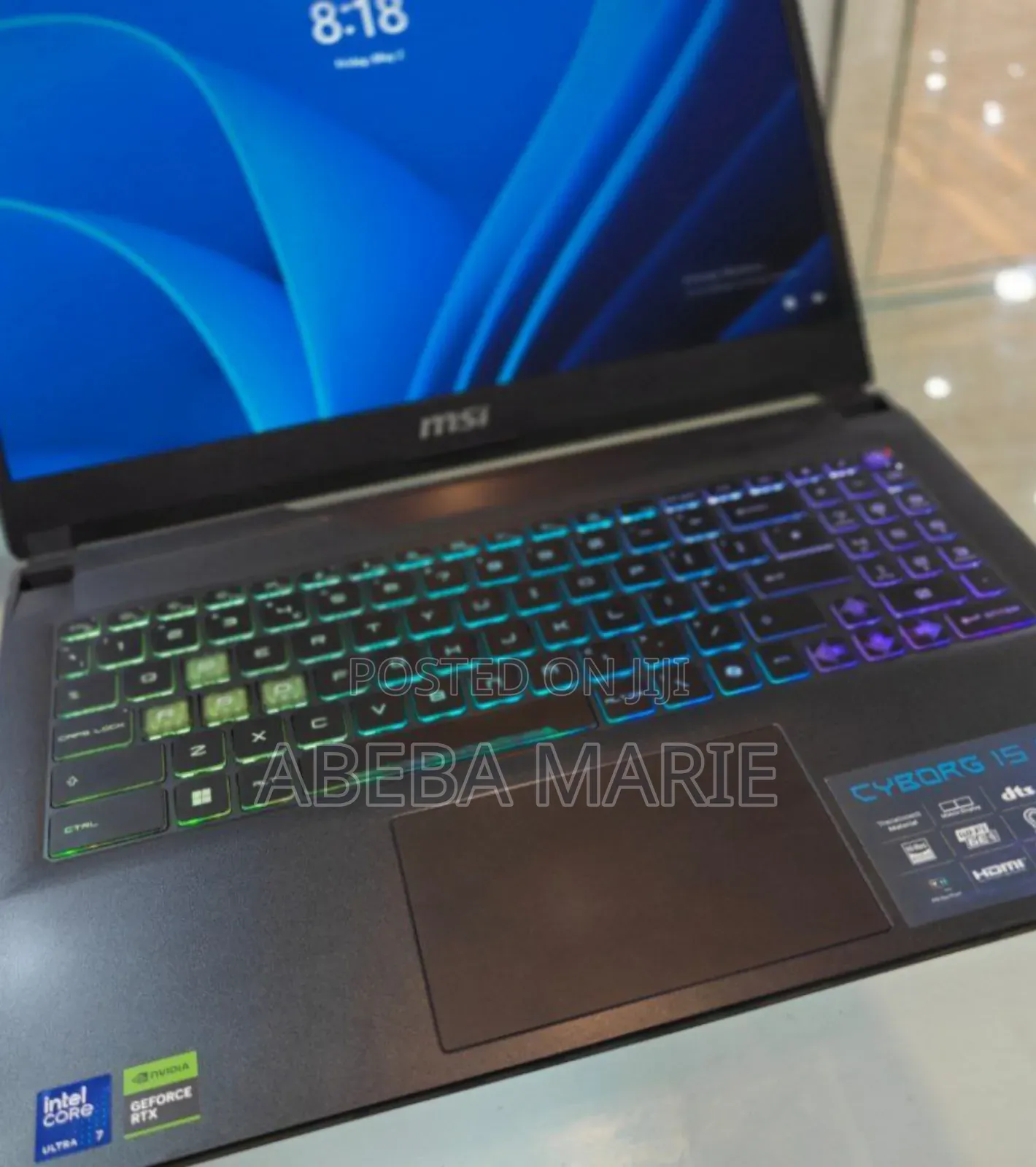 New Laptop MSI Cyborg 15 16GB Intel Core Ultra 7 SSD 512GB