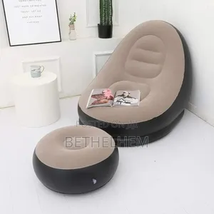 2in1 Inflatable Sofa Chiar With Foot Rest