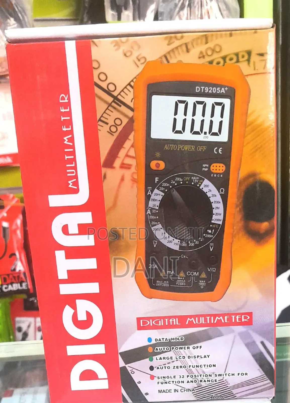 Wellhise Dt9205a+ Digital Multimeter