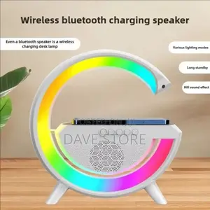 Photo - Led Wireless Charging Speaker With Bluetooth Speaker