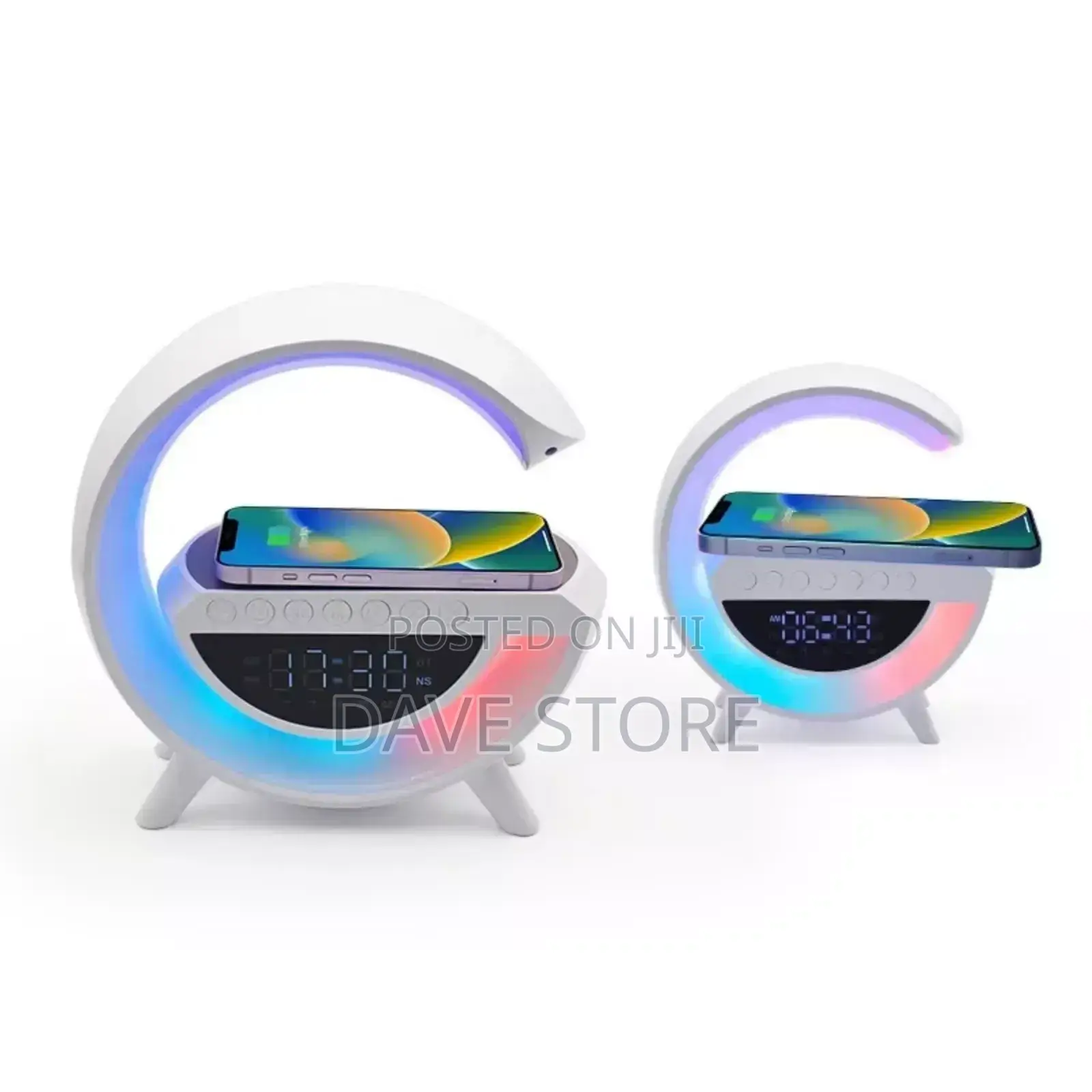 Led Wireless Charging Speaker With Bluetooth Speaker