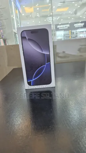 New Apple iPhone 16 Pro Max 256 GB Black