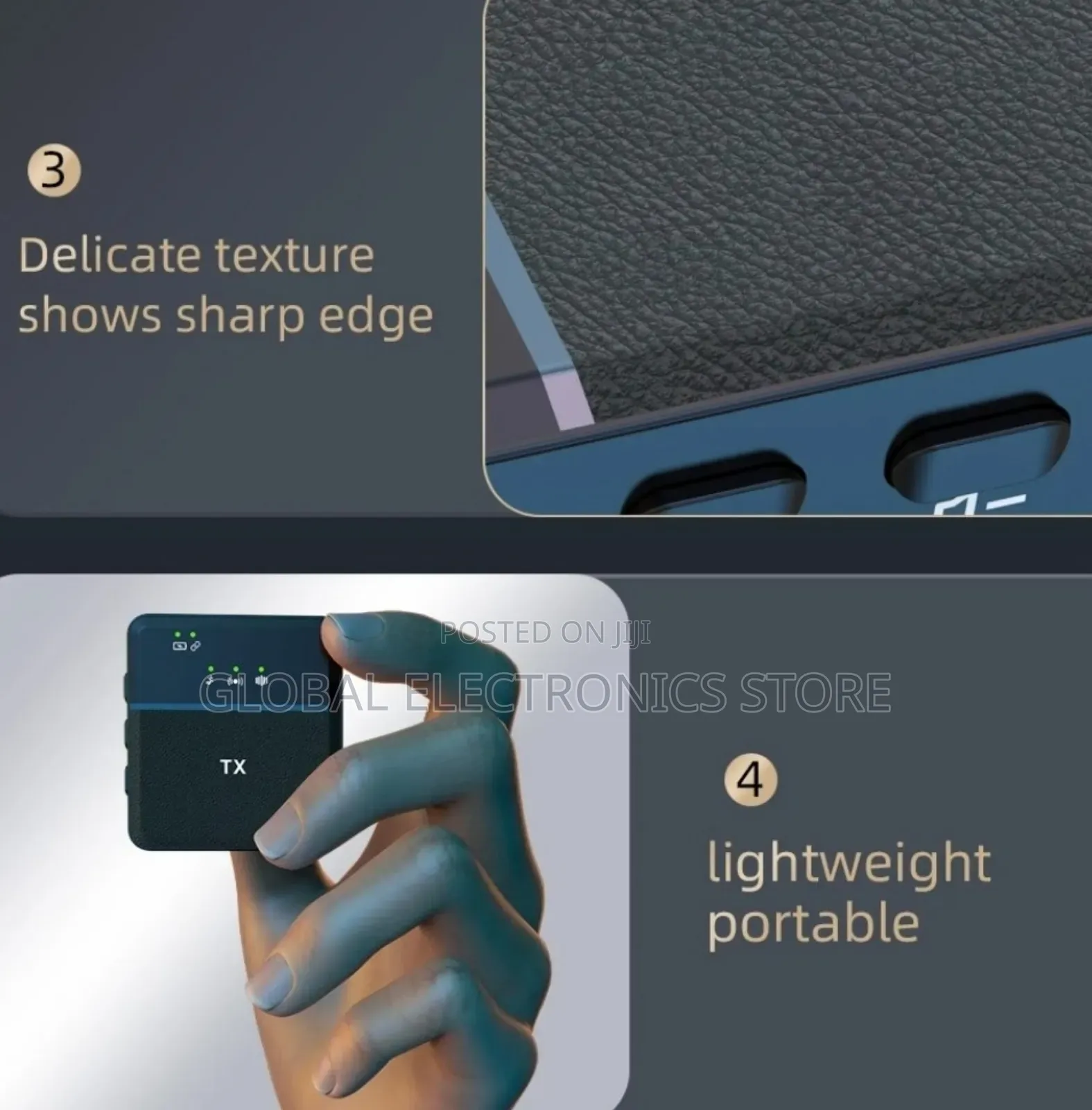 Original Wireless Mic for Typec 3.5 Interface 1:1(2tx + 1rx)