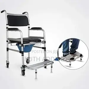 Photo - Commode Whee Chair Brand New With Four Wheel Medical Chair