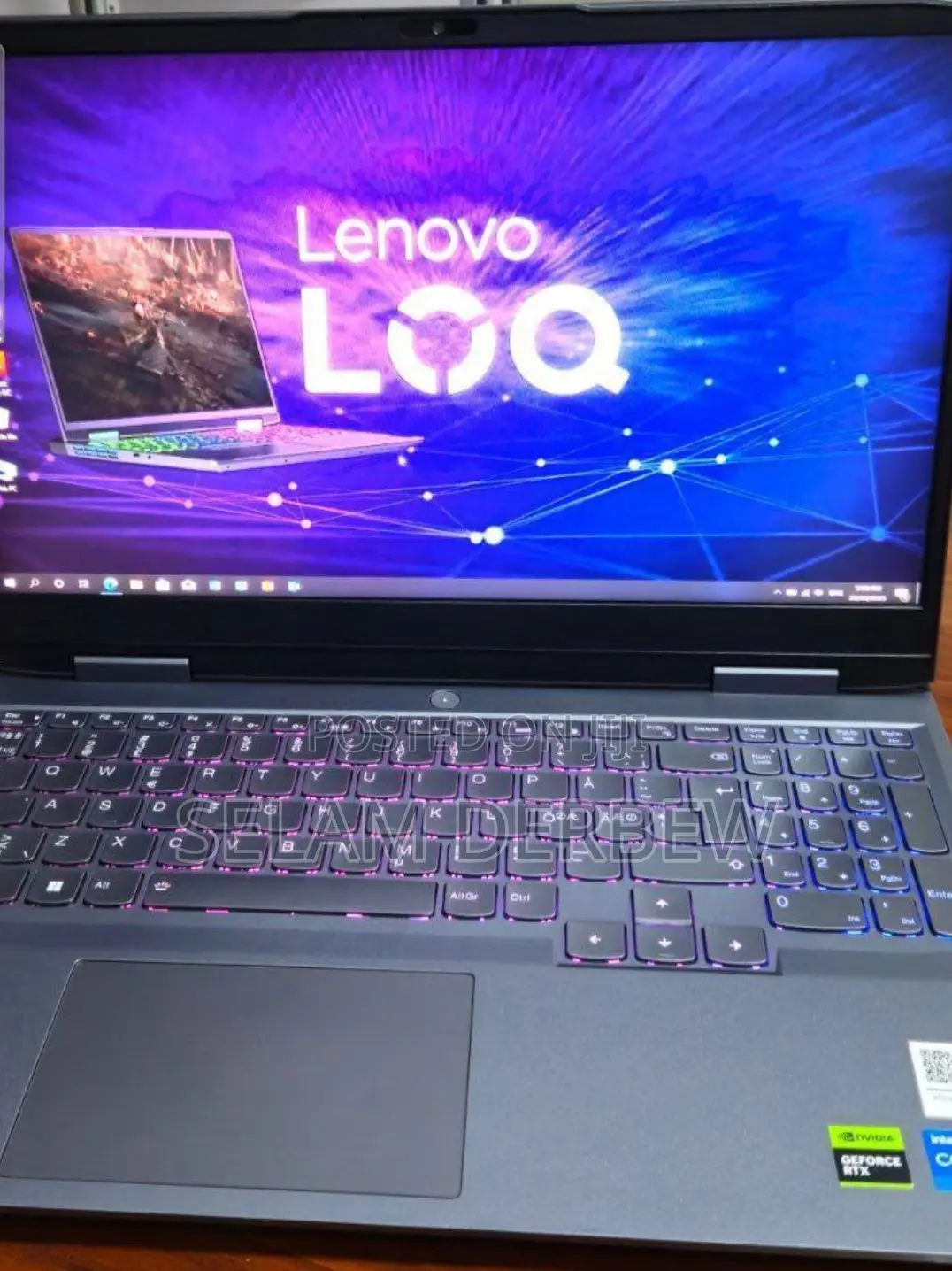 New Laptop Lenovo LOQ 15ARP9 16GB Intel Core I5 SSD 512GB