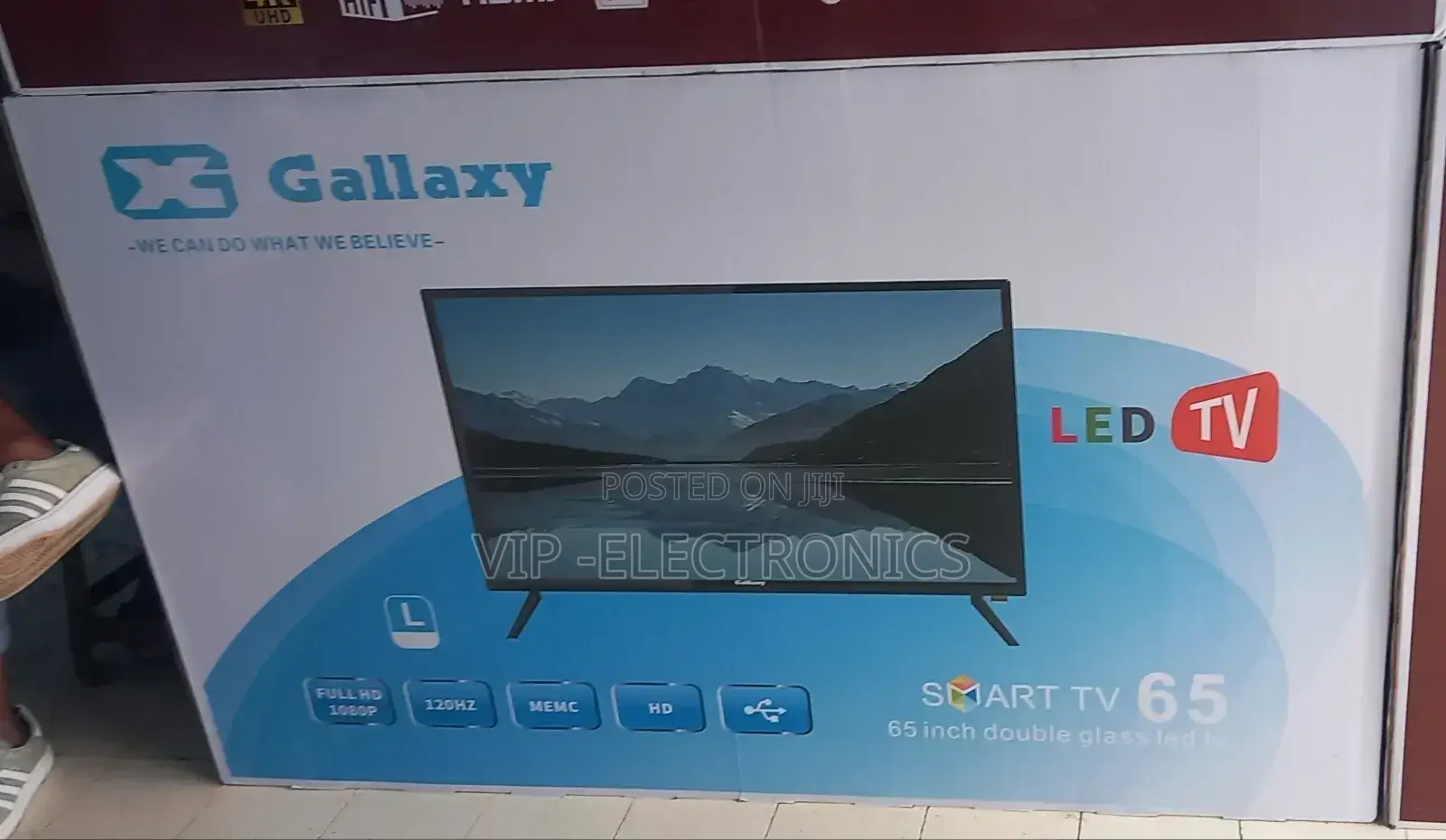 Gallaxy 65"Inch Tv Smart Android Nwe 2025 Tv