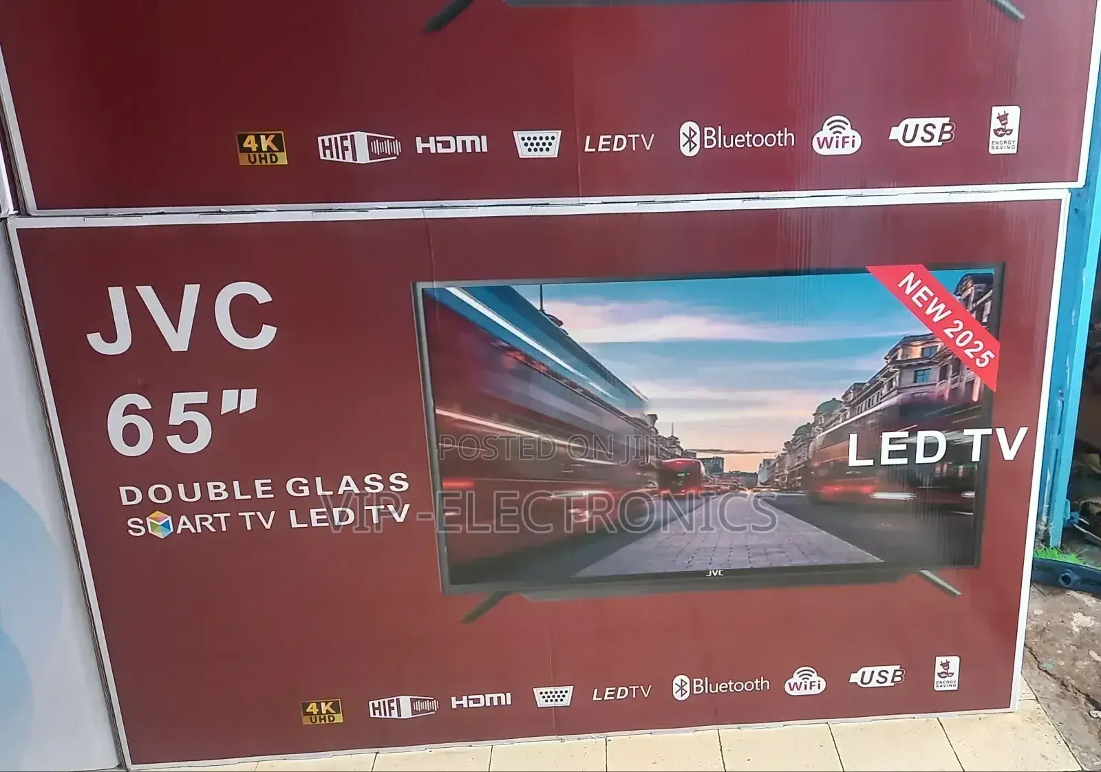 JVC Tv 65"Inch Tv Smart Android Tv