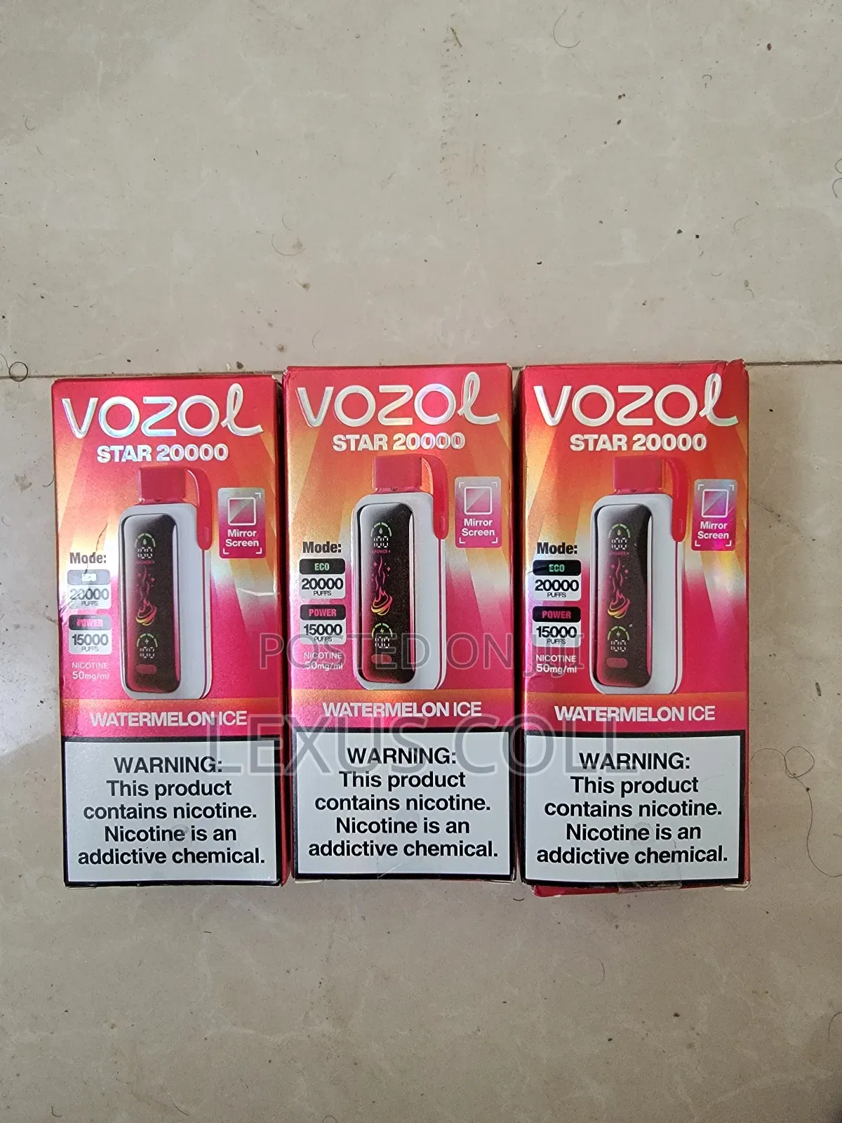 Vozol Vape 20,000 Puff Apple