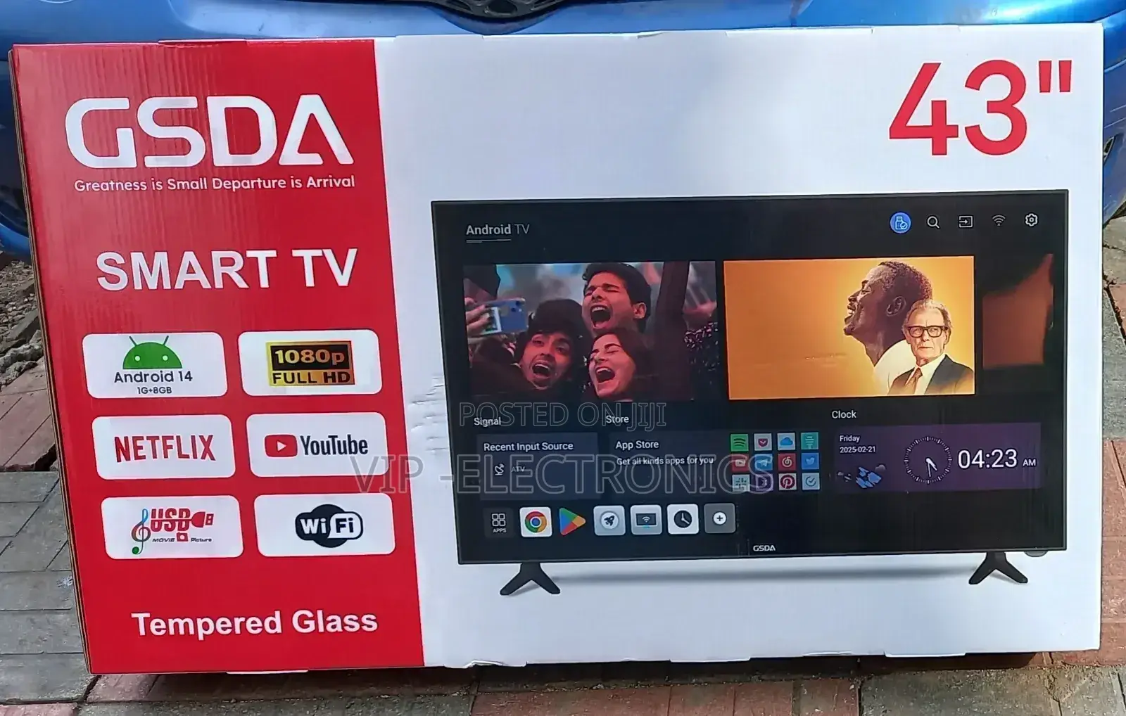 Gsda Tv 43"Inch Smart Nwe 2025 Tv