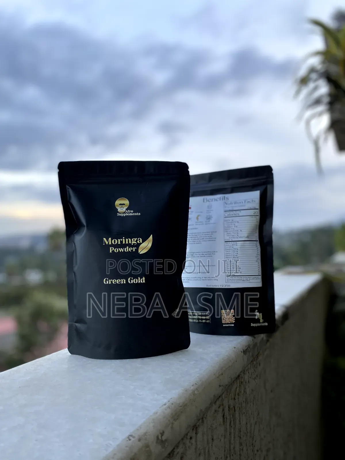 Moringa Powder ( Afro Supplements ) Efda Approved