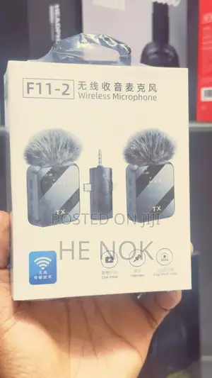 Photo - Dual F11-2 Wireless Microphone With Fur for iPhone,Android