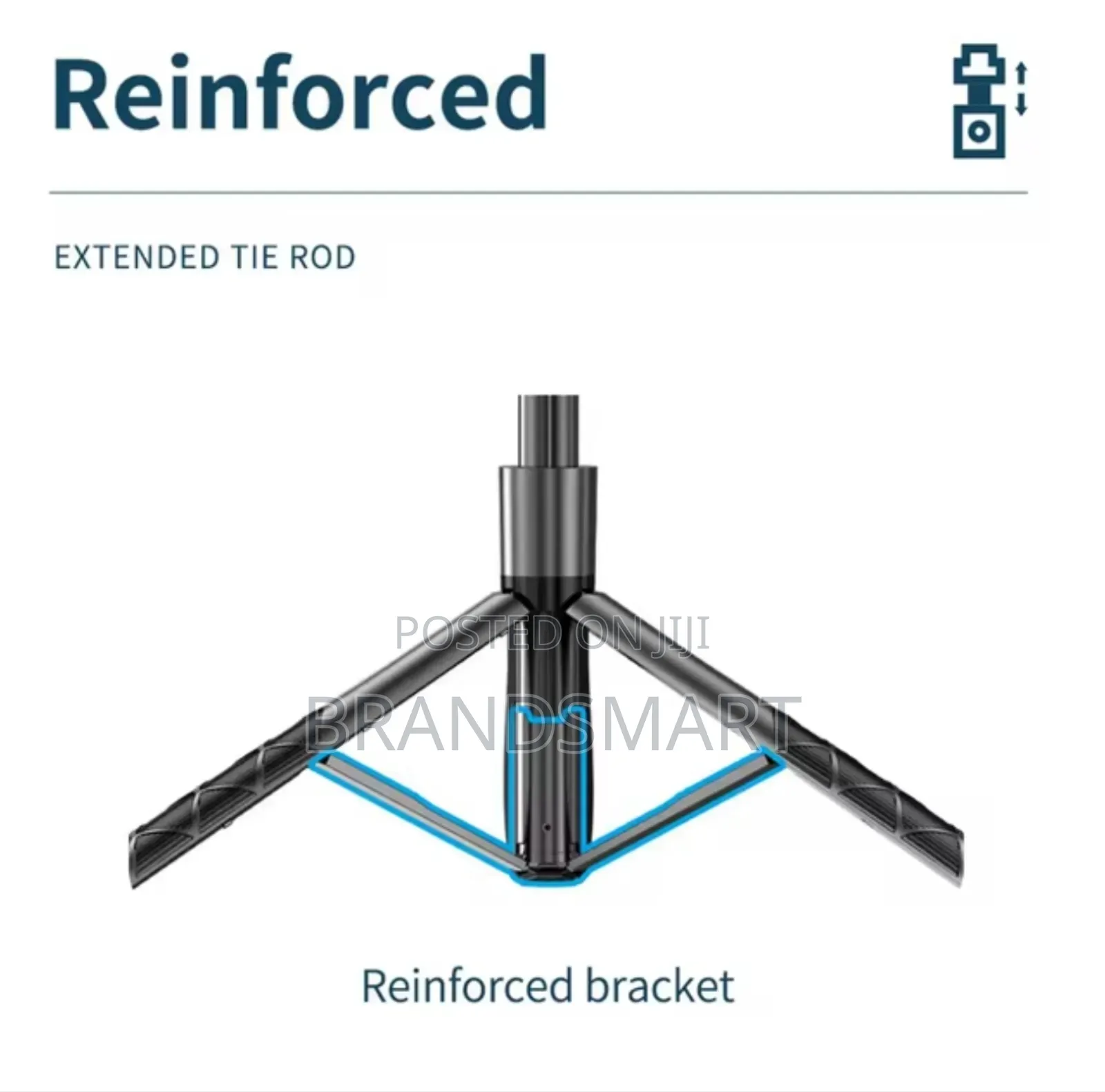 Long 360 Rotation Aluminum Selfie Stick Steady Handle Tripod