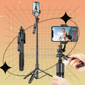 Photo - Wireless Selfie Stick Tripod Foldable Monopod for Gopro's