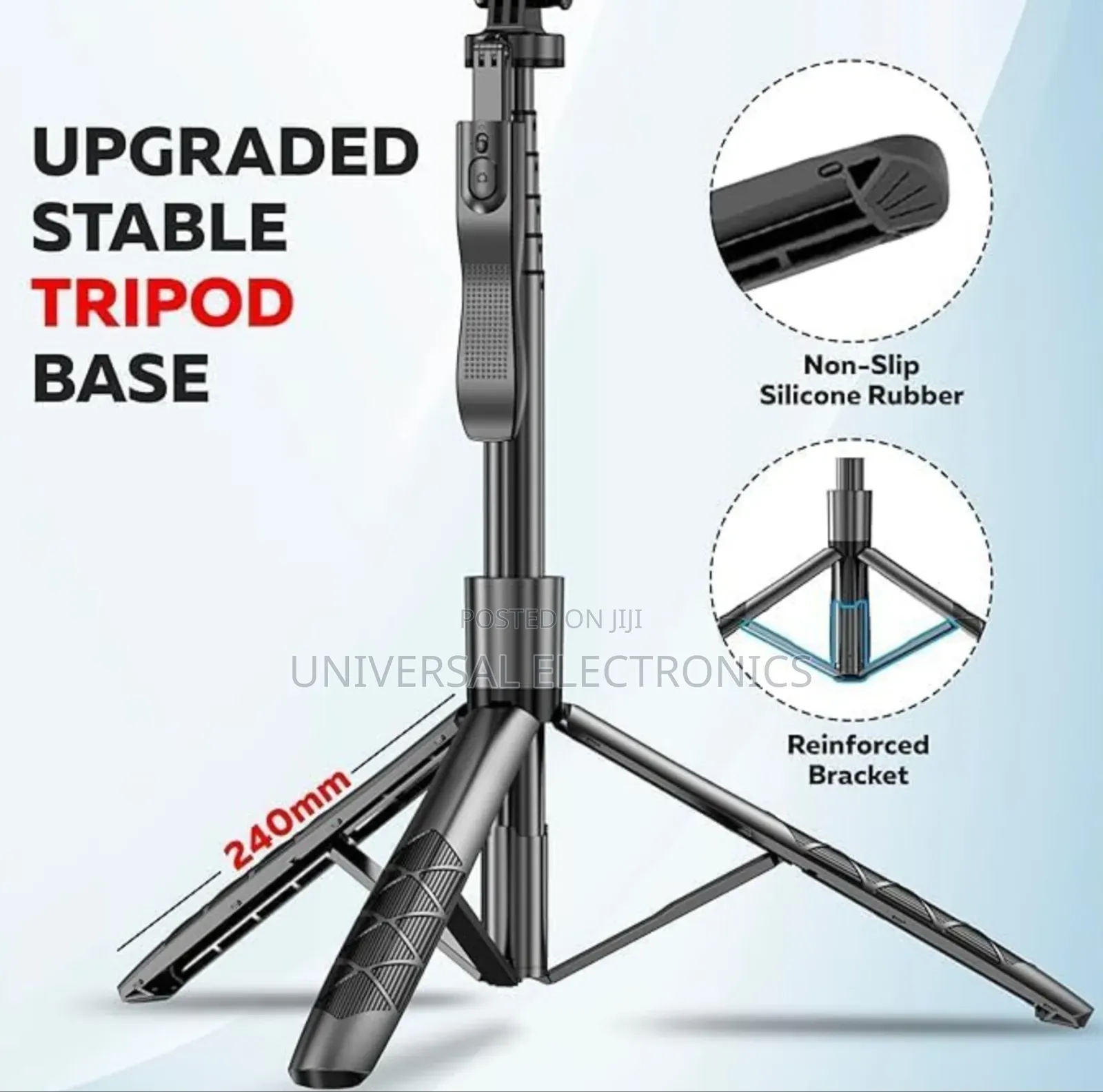 Tripod Monopod for Gopro's Smartphones Selfie Live Stream