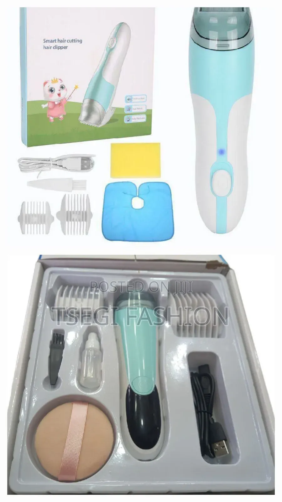 Kids Electric Hair Trimmer/የህፃናት ፀጉር መቁረጫ