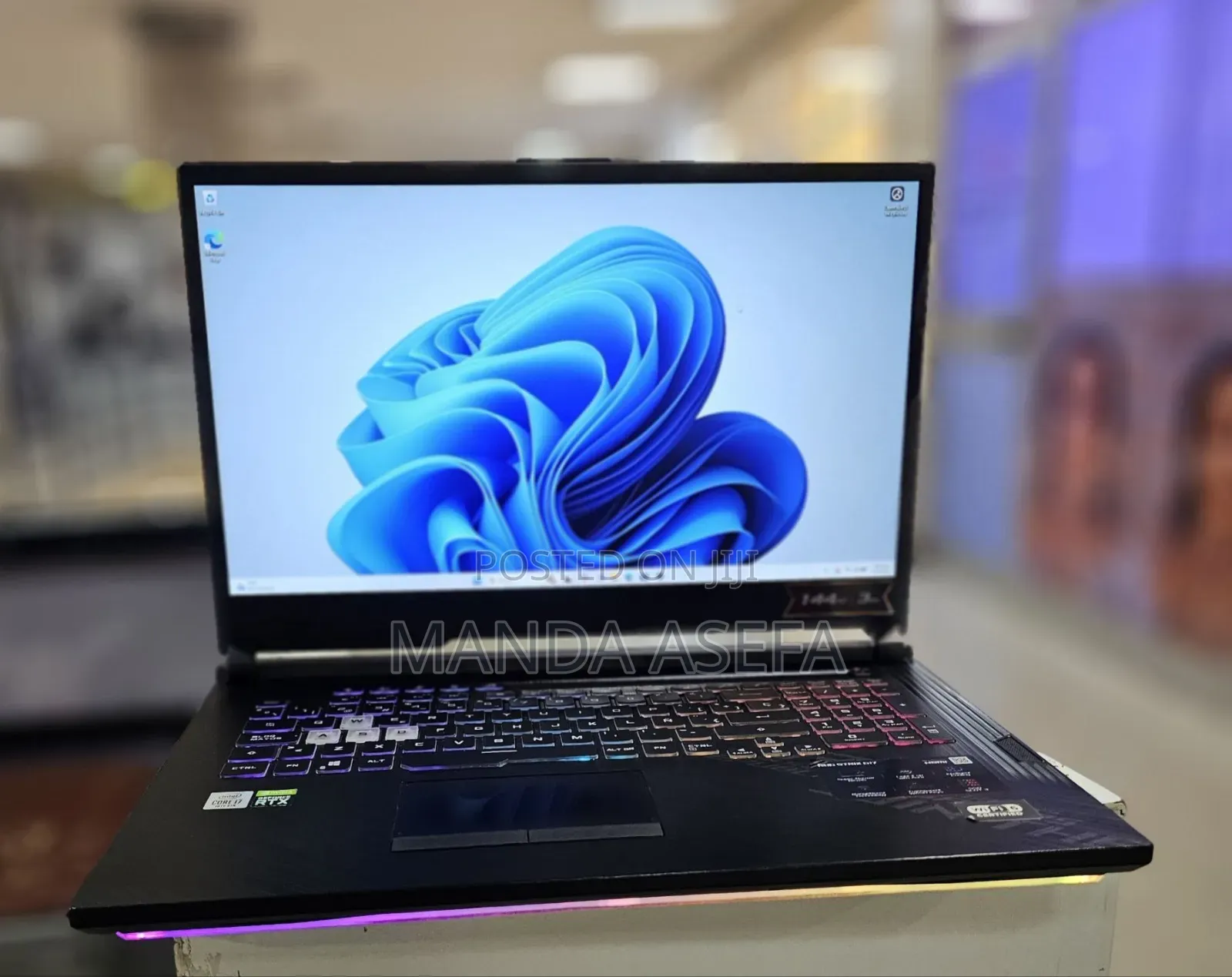 New Laptop Asus ROG Strix G17 32GB Intel Core I7 SSD 1T