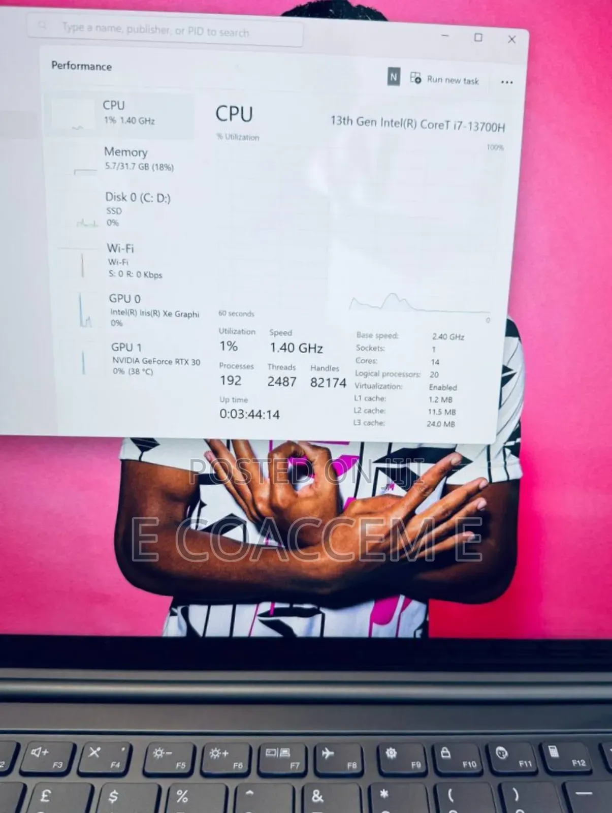 New Laptop Lenovo 32GB Intel Core I7 SSD 1T