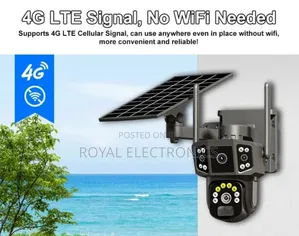 Photo - ባለ 4 ካሜራ Rechargeable የሆነ Sim የሚቀበል ( With Solar Panel )