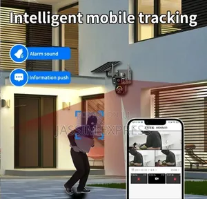 Sim Suport 4 Camera Waterproof Outdoor Camera With Solar