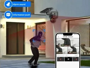 4 Camera ያለውsolar የሆነ ሲም ካርድ ሚቀበልበ ቻርጅ ሚሰራ Security Camera