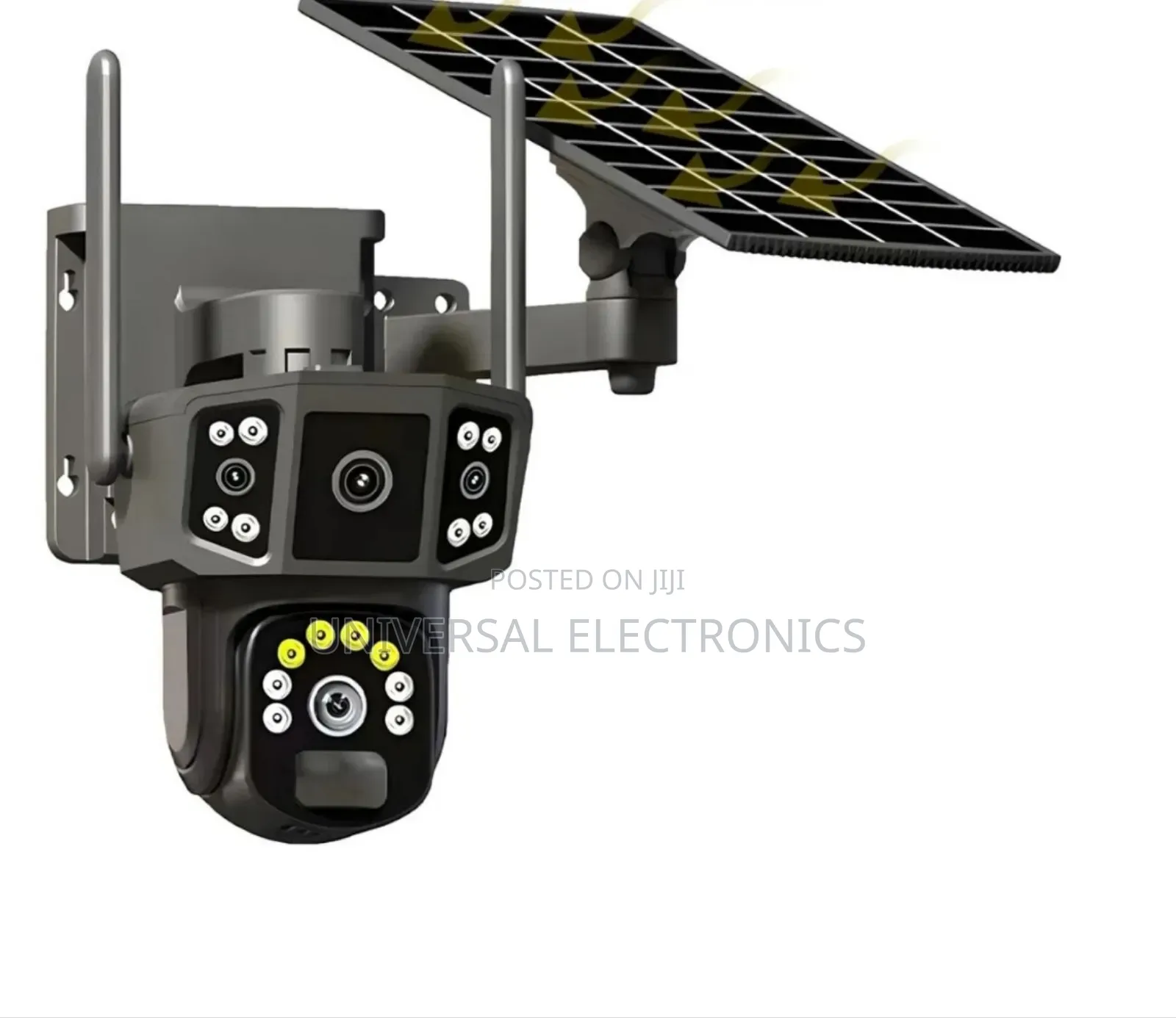 4 Camera ያለውsolar የሆነ ሲም ካርድ ሚቀበልበ ቻርጅ ሚሰራ Security Camera