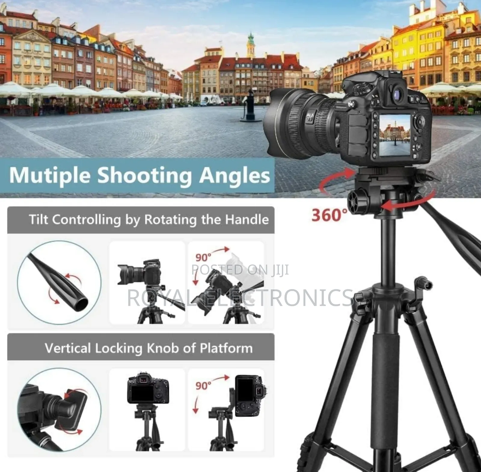 Tripod DSLR Camera Mobile Professional Tripod Stand