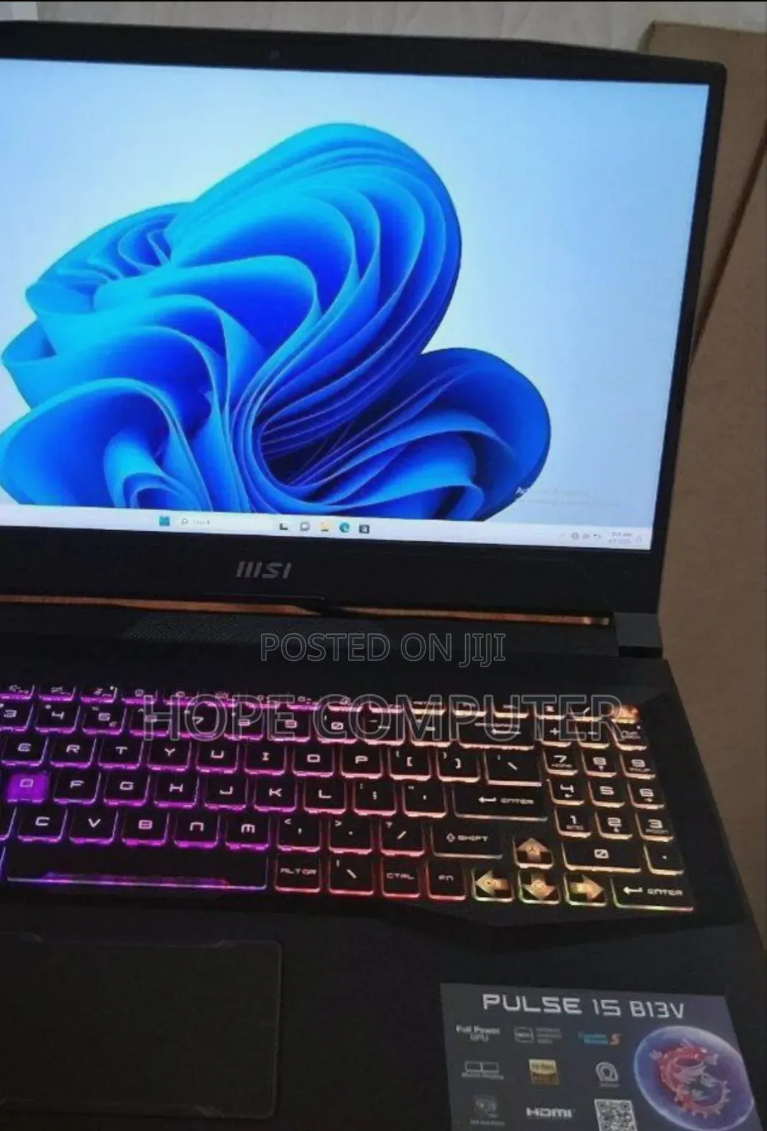 New Laptop MSI Pulse GL66 16GB Intel Core I9 SSD 1T