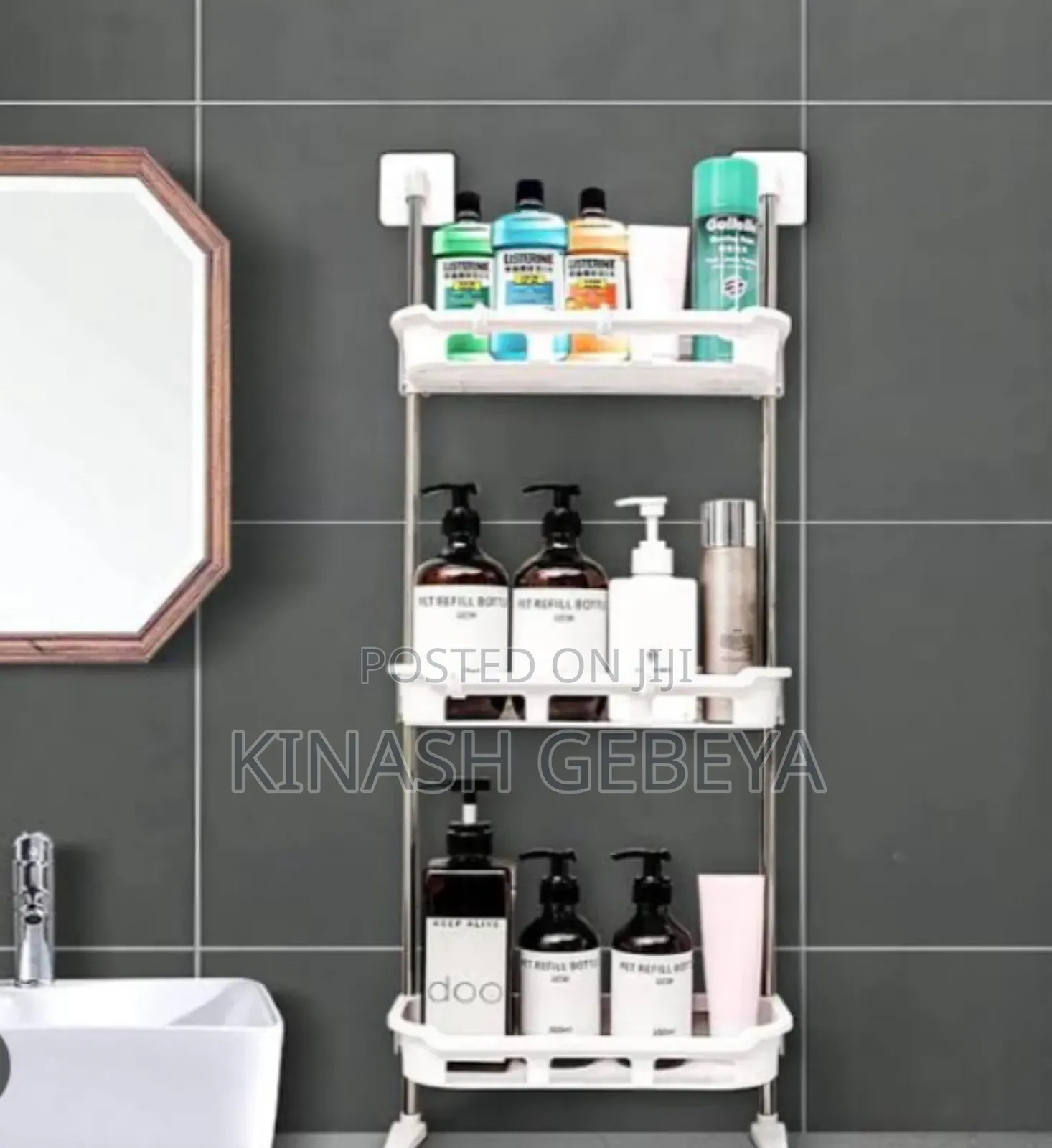 Over Toilet And Kitchen Storage Rack(መደርደሪያ)