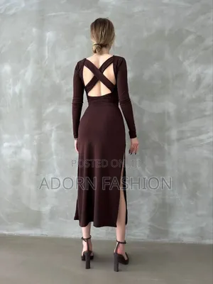 Brown Long Dress