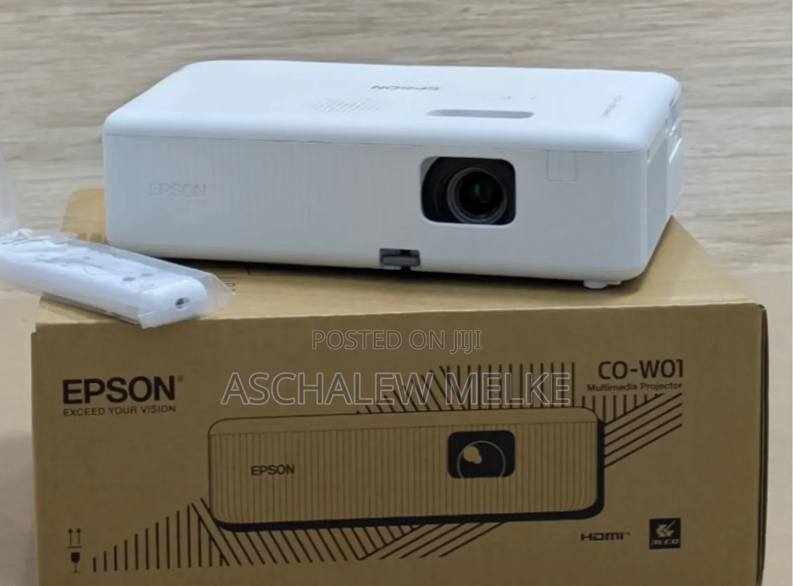 Brand New Epson Projector Co-W01
With Cartoon With Best Imag