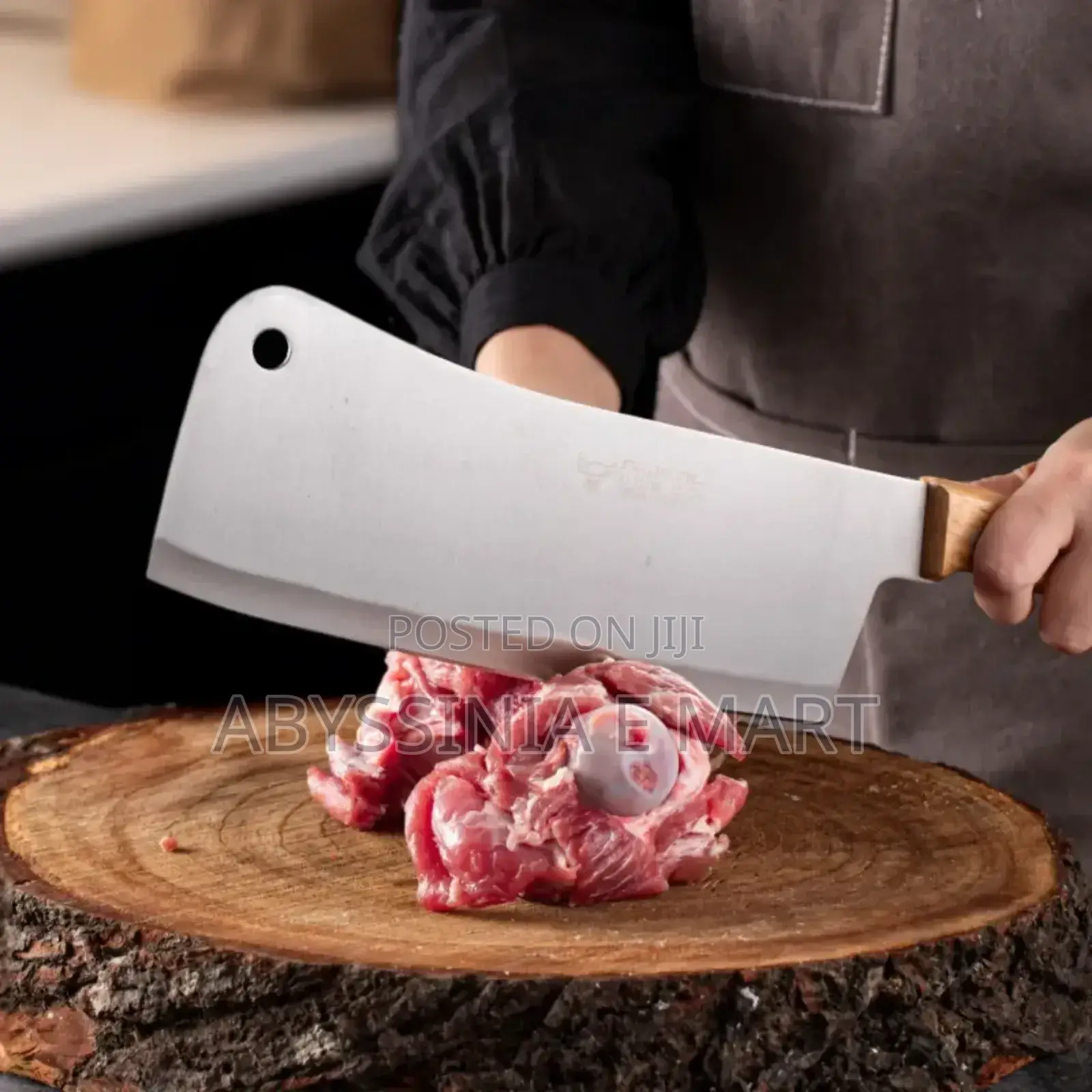 12 ቁጥርstainless Steel Cleaver - Butcher Knife