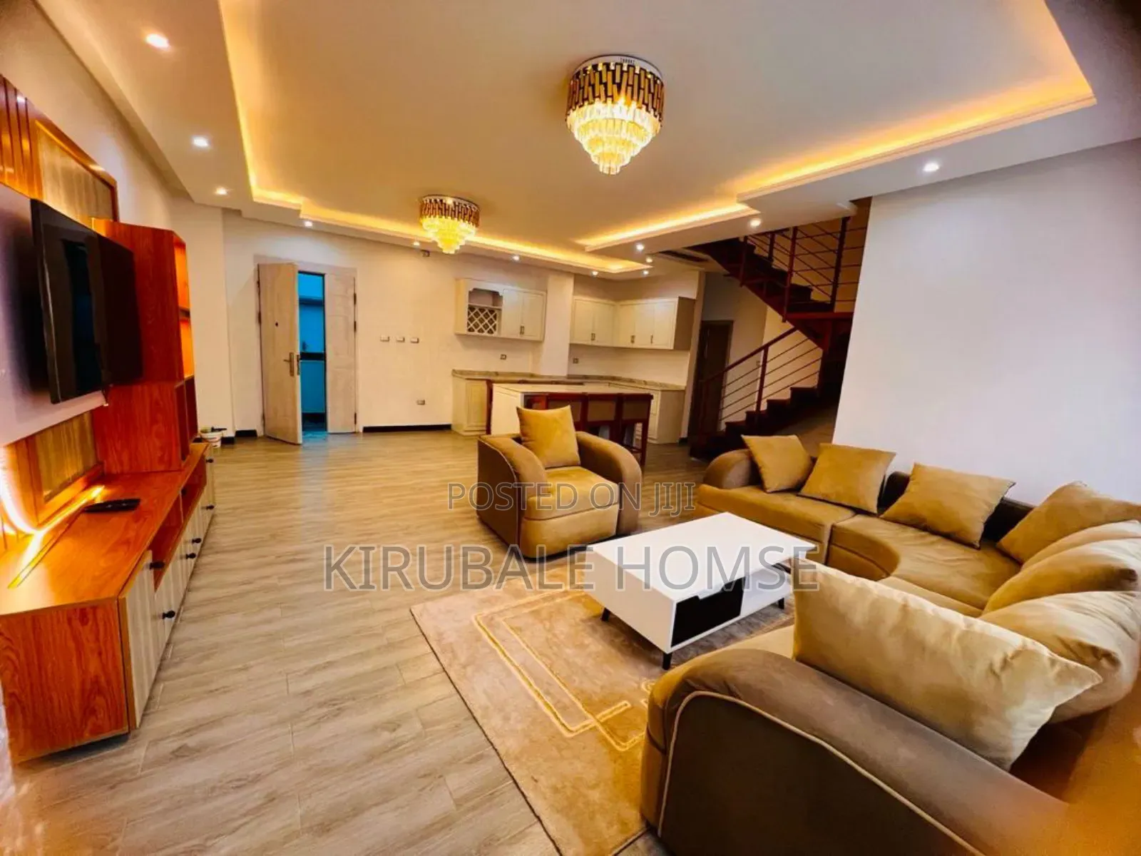 Furnished 4bdrm Duplex in Bole for rent